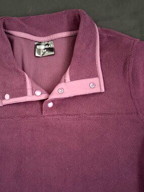 32 Degree Heat Womens Fleece Pull Over Small Burgundy Cozy NWT